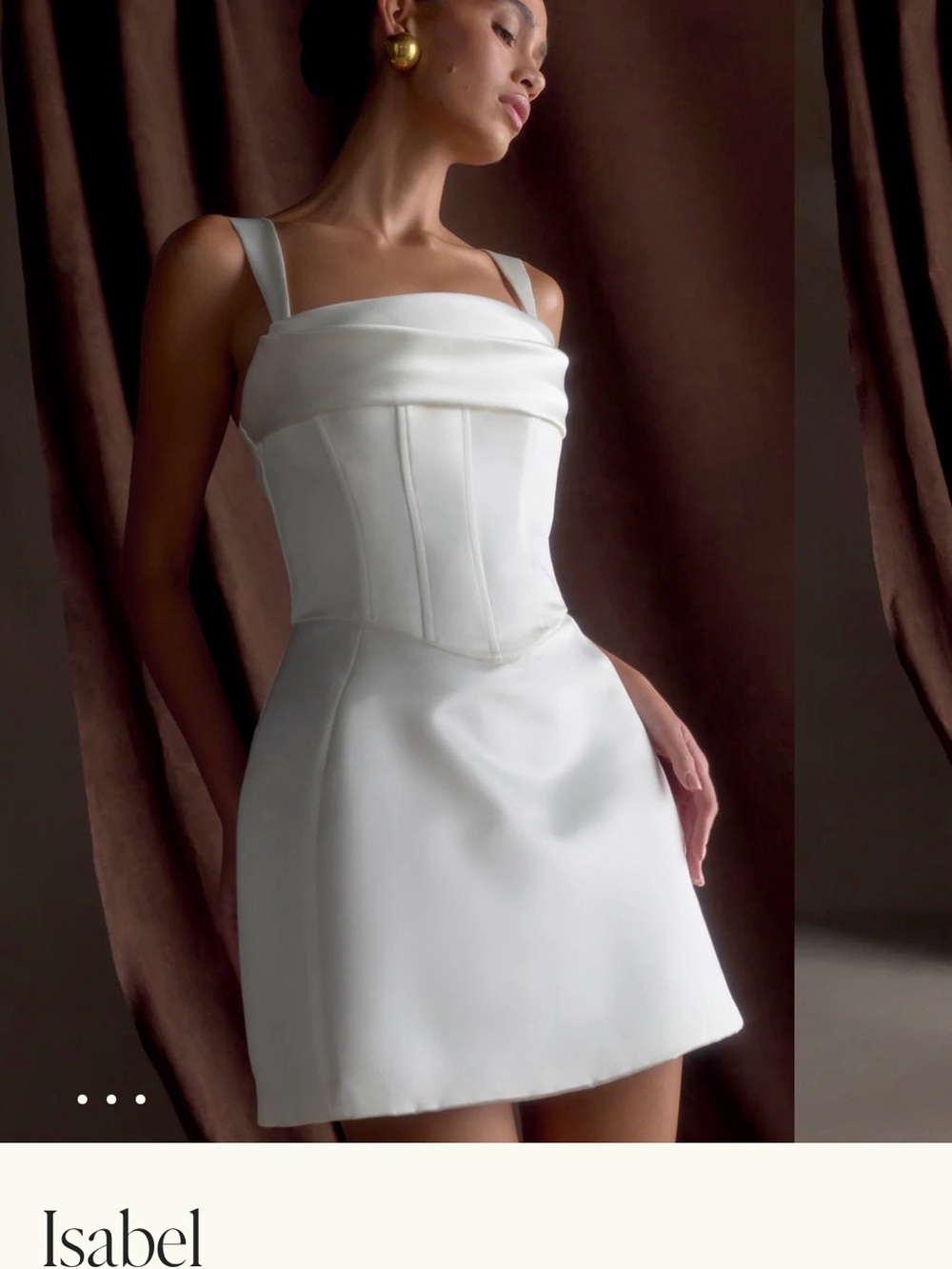 Meshki Isabel satin corset dress - Picture 5 of 6